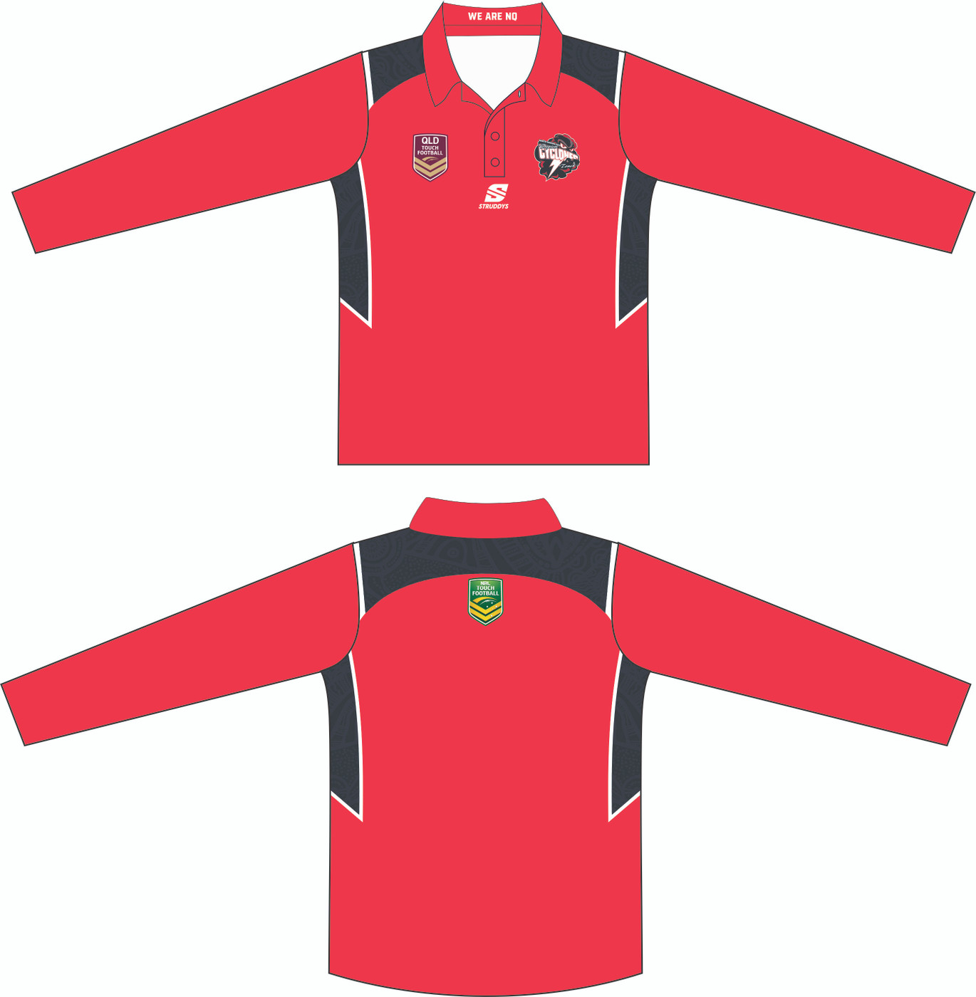 NQCTF - PLAYERS Long Sleeve Polo (OS66935N)