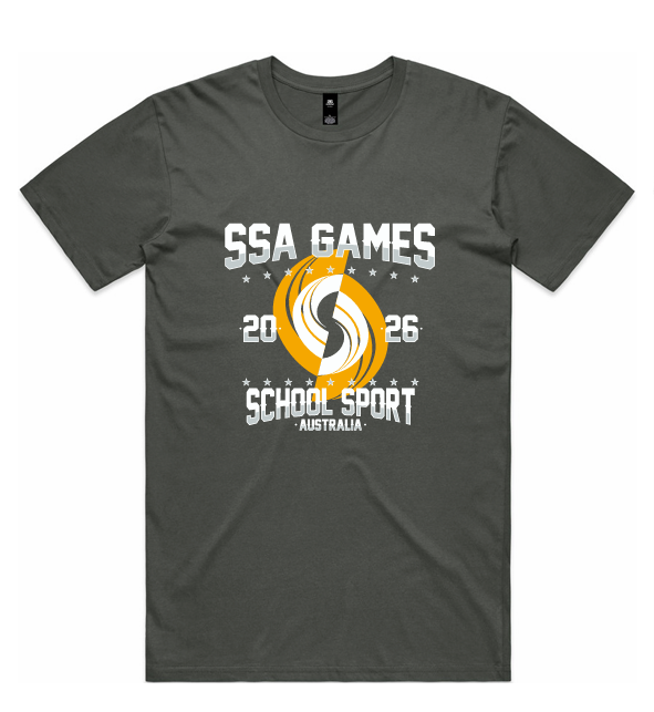 SSA – Games Sports Tee Charcoal 26