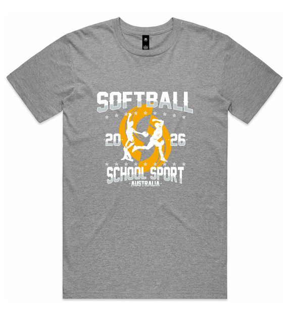 SSA – Softball Sports Tee Grey 26