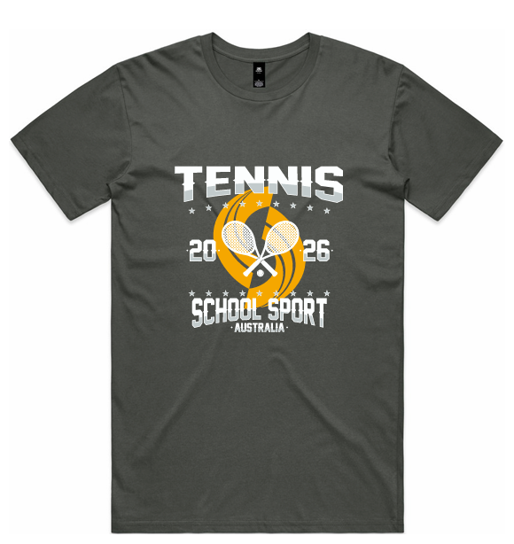 SSA – Tennis Sports Tee Charcoal 26