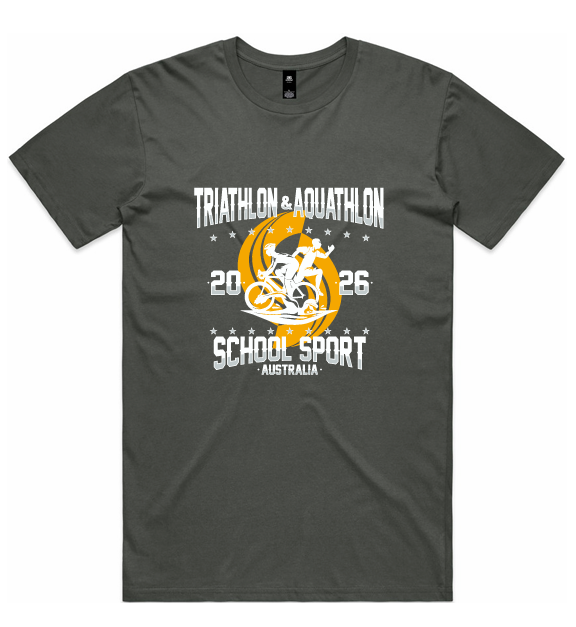 SSA – Triathlon and Aquathlon Sports Tee Charcoal 26