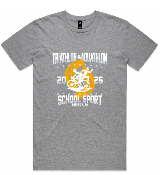 SSA – Triathlon and Aquathlon Sports Tee Grey 26