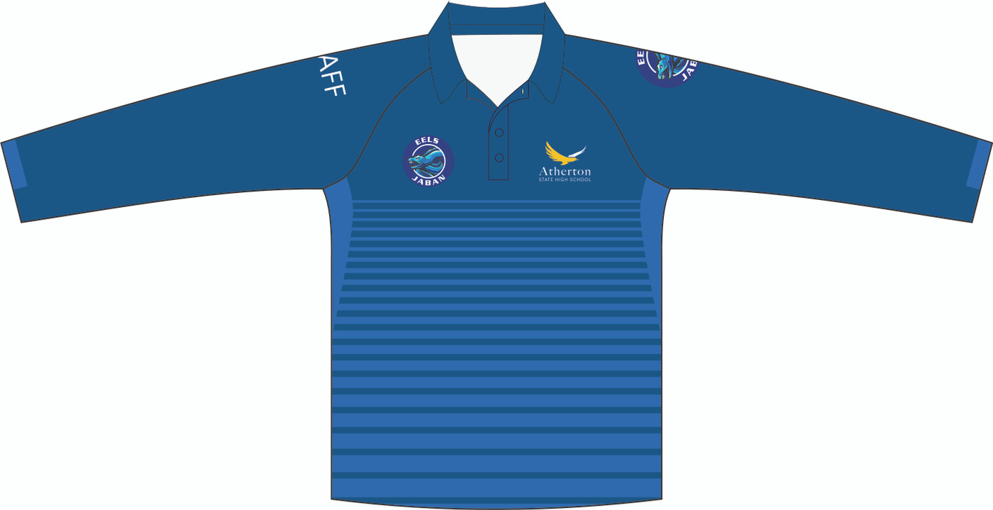 ATSHS - Apex Long Sleeve Plus Polo (BLUE) (OS53237H)