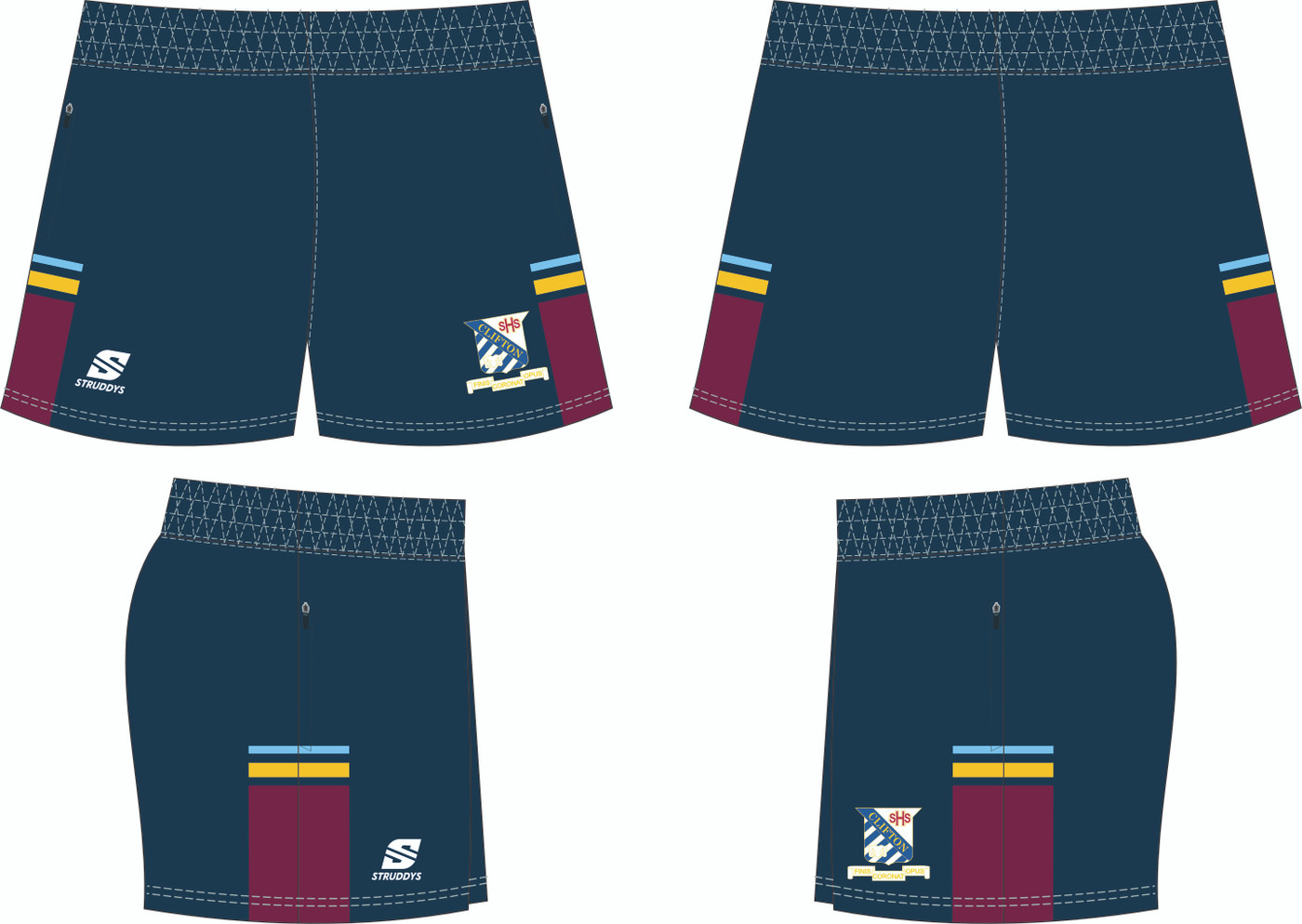 CLSHS - Staff Shorts – with zip pockets (OS50109B)