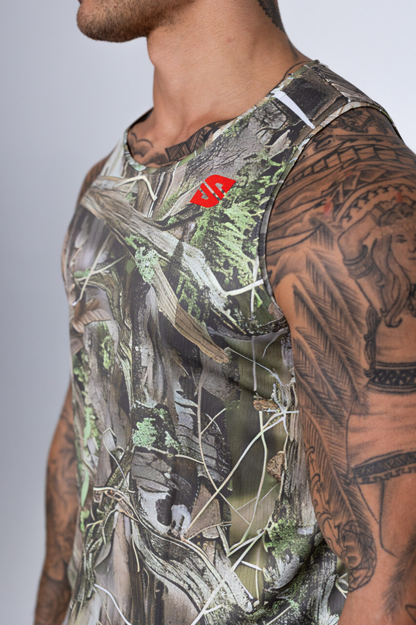 SM - Apex Pro Singlet Woodland Camo