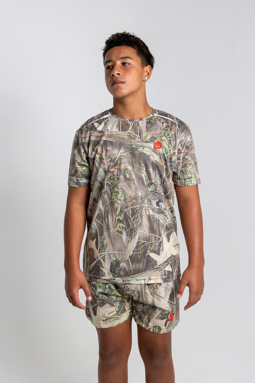SM - Apex Plus Tee Woodland Camo