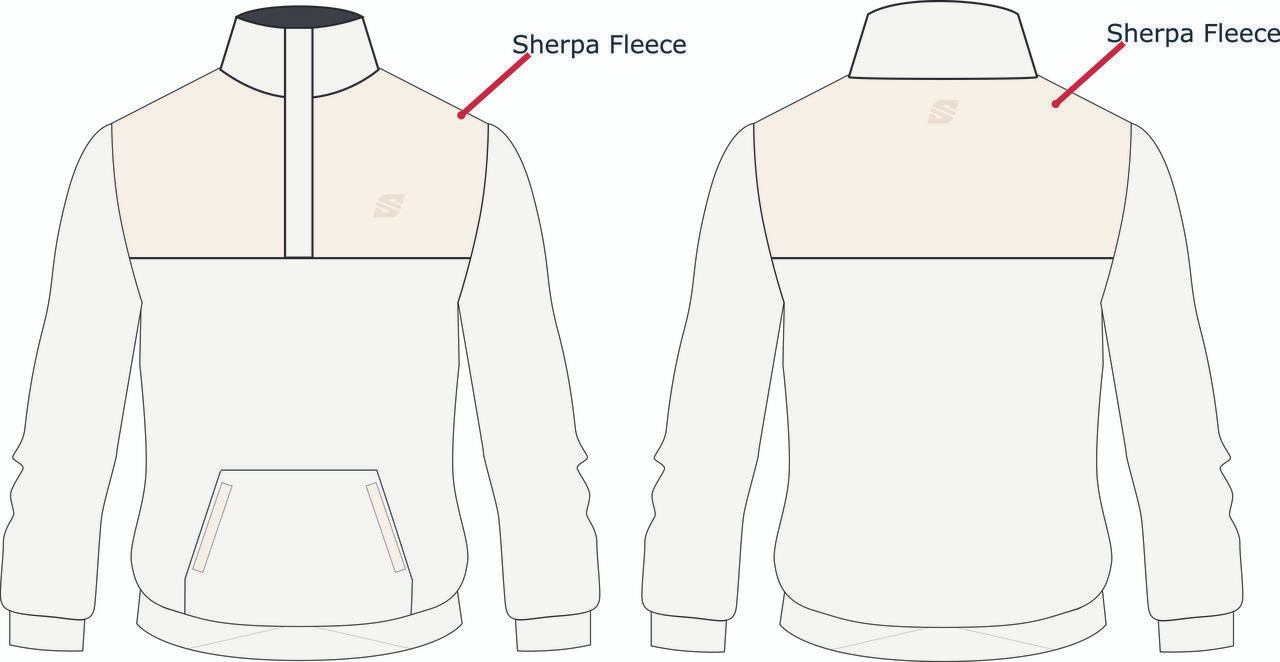 SM - Quarter Zip Jumper Sherpa Fleece