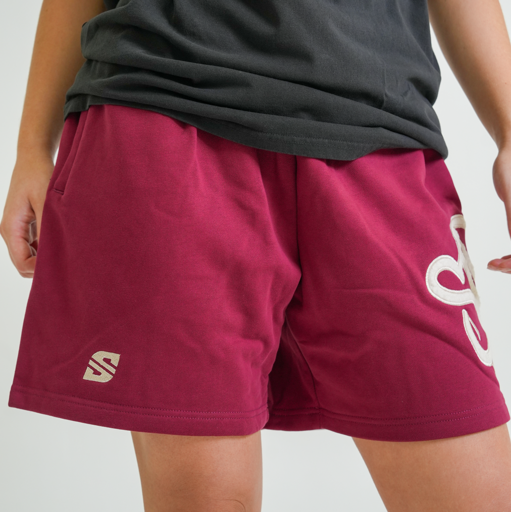 SM - Casual Shorts Red/Maroon