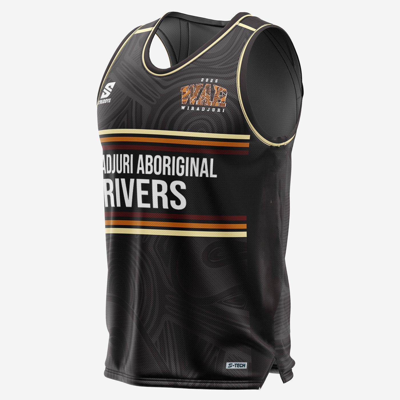 WARRL - Apex Basketball Singlet Black (OS62310L)