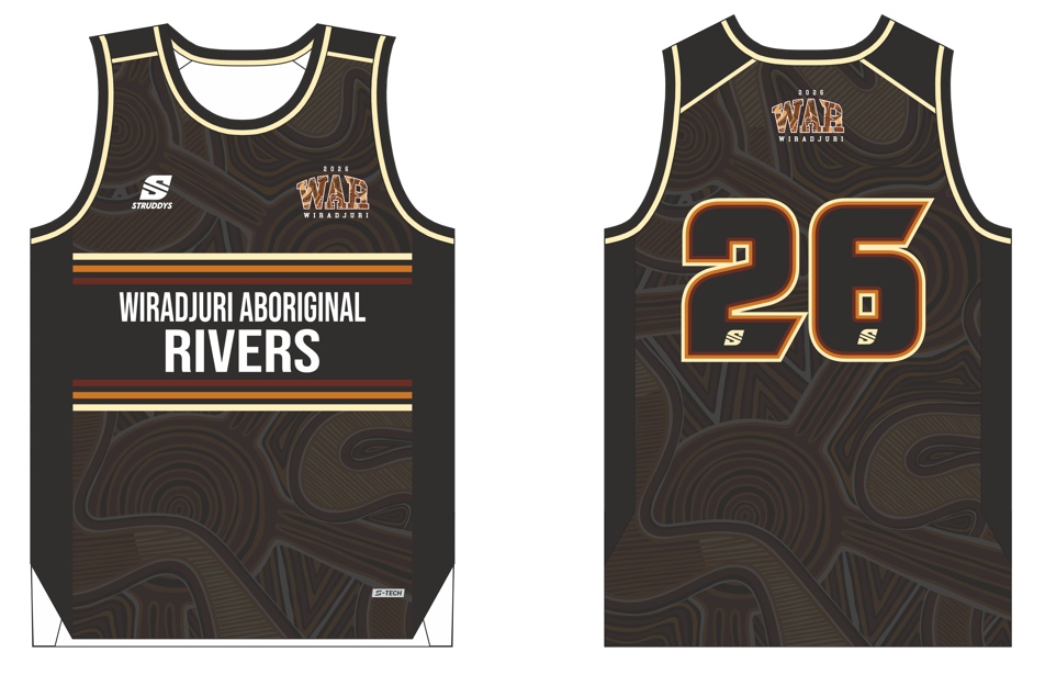 WARRL - Apex Basketball Singlet Black (OS62310L)