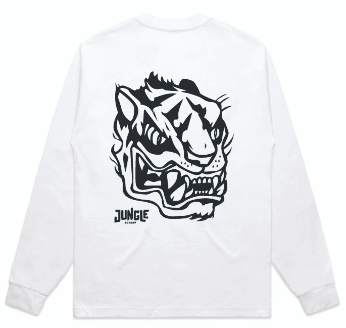 JBG - Heavy Long Sleeve Tee White (OS66464B)