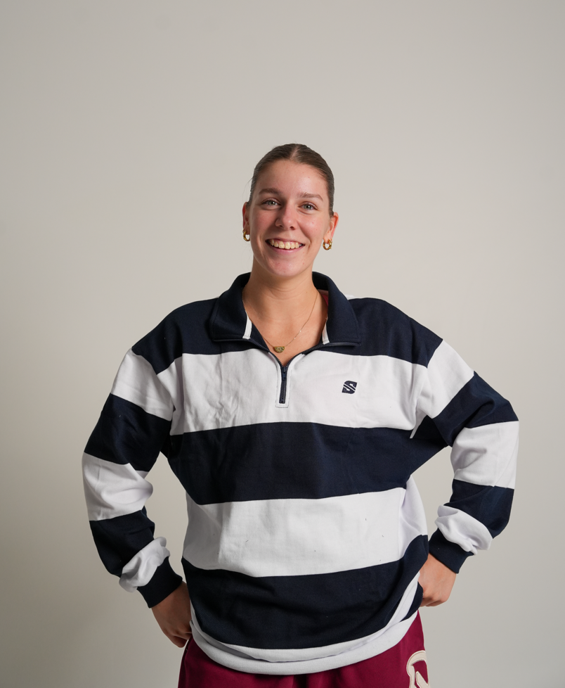 SM - Knitted Jersey Navy/White