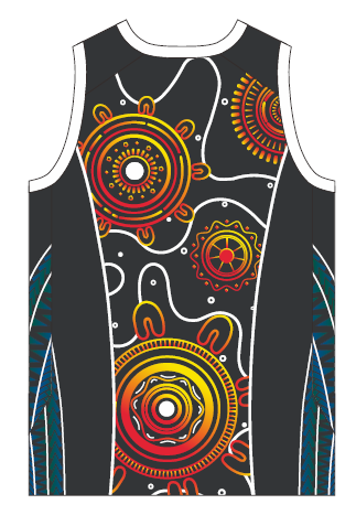 OS-3T-Apex Basketball Singlet Indigenous (OS67552)