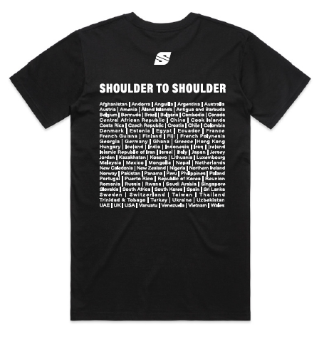WPFG - Shield Cotton Tee Black (OS69506AA)