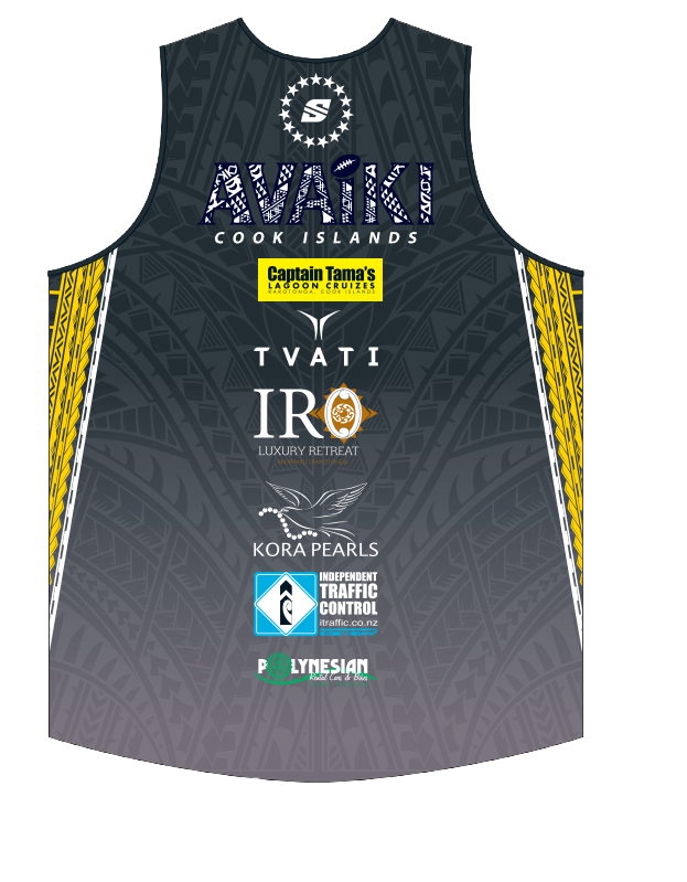 CIRL - Cook Island Training Singlet - Black