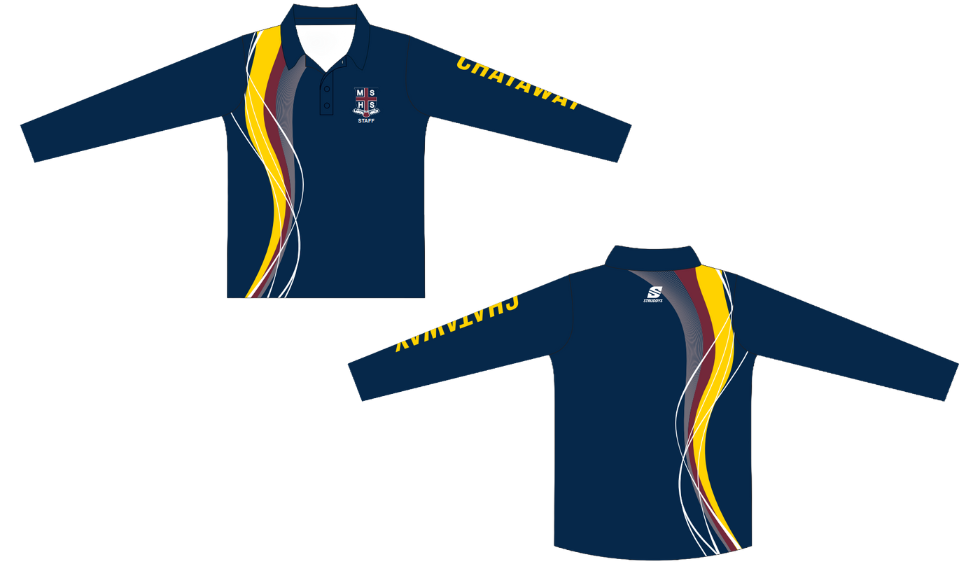 MKHS - Long Sleeve Apex Plus Polo (Chataway) (OS78291D)
