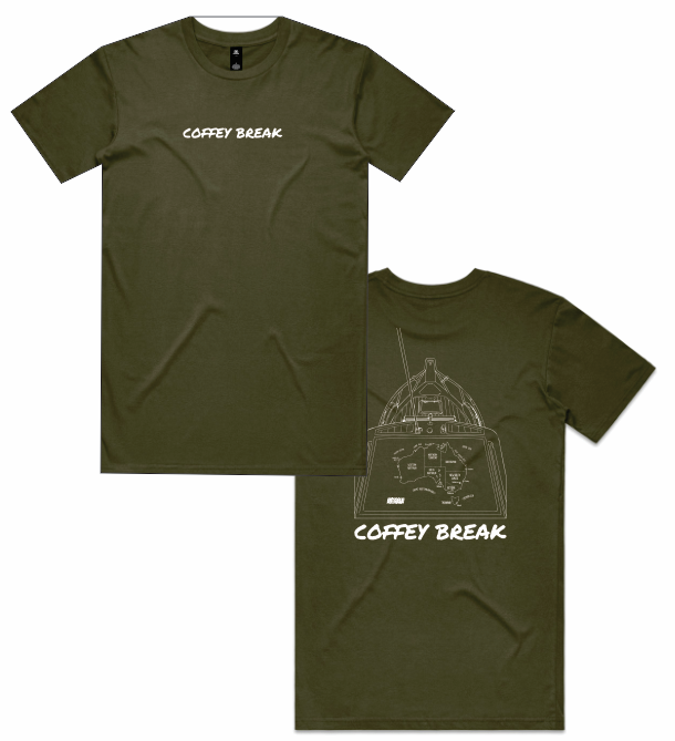 CB - Staple Tee Army - White Print