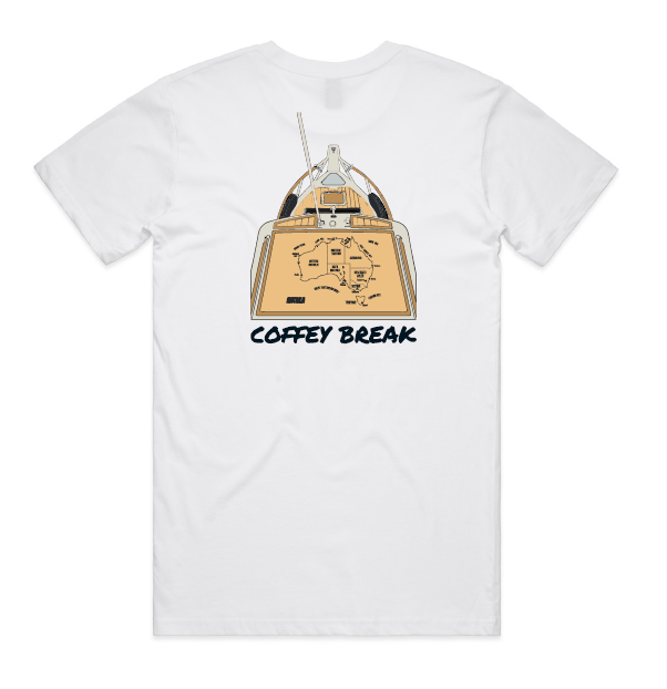 CB - Staple Tee White - Colour Print
