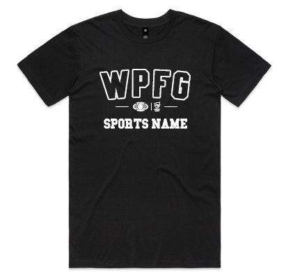 WPFG - Customised Sports Tee Black (OS87857CZ)