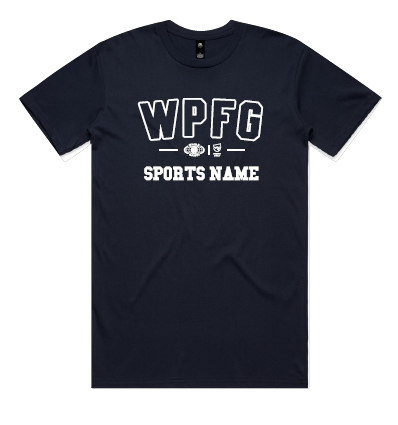 WPFG - Customised Sports Tee Navy (OS87857DC)