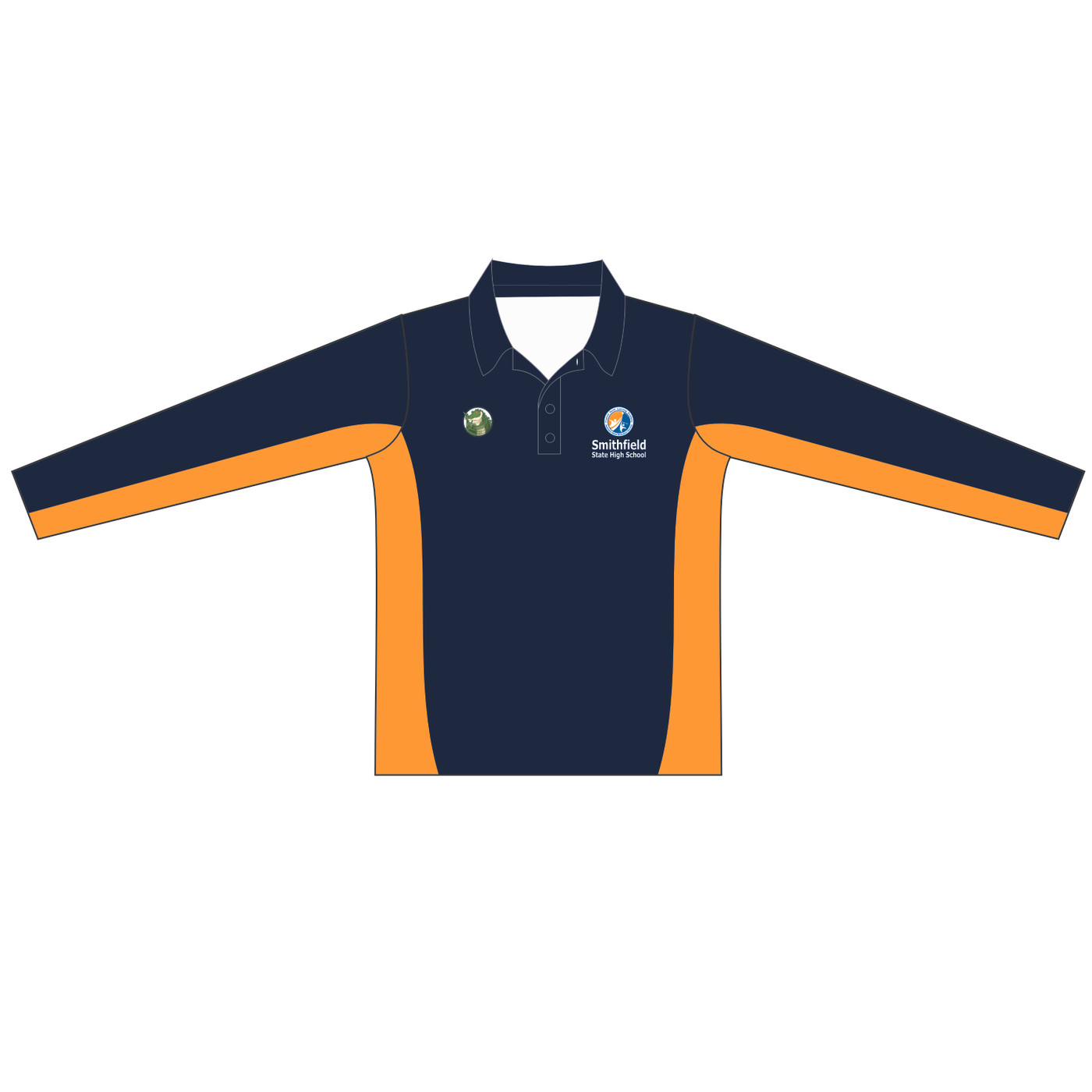 SFSHS - Apex Long Sleeve Plus Polo (OS89364L)