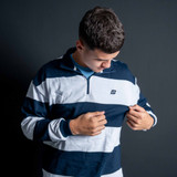 SM - Knitted Jersey Navy/White
