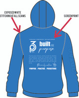 3PT - Oversized Blue Hoodie