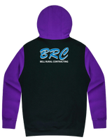 QMCCBT - Monash Hoodie Black/Purple (OS76132F)