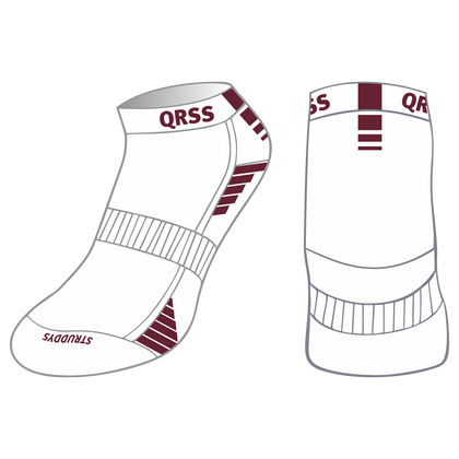 QRSS - Ankle Socks White - QRSS