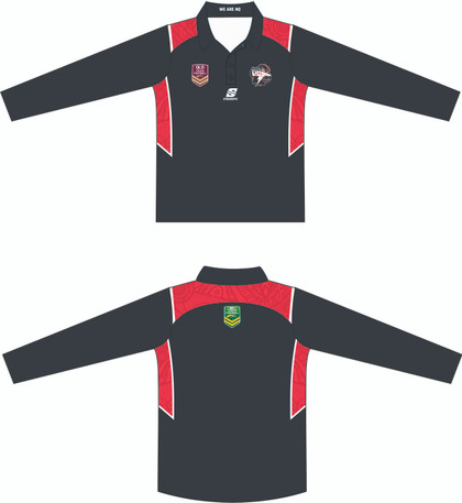 NQCTF - COACHES Long Sleeve Polo (OS66935O)
