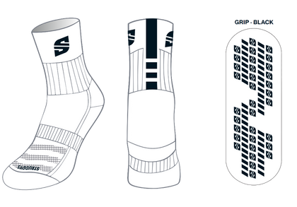 BMW - Black Grip Socks (NO47623L)
