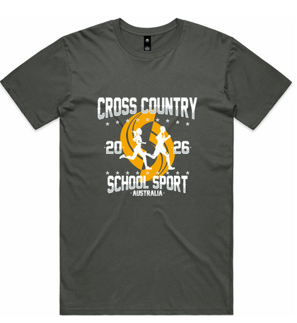 SSA – Cross Country Sports Tee Charcoal 26