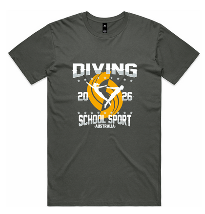 SSA – Diving Sports Tee Charcoal 26