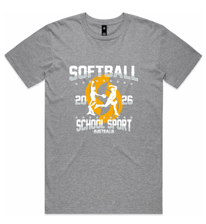 SSA – Softball Sports Tee Grey 26