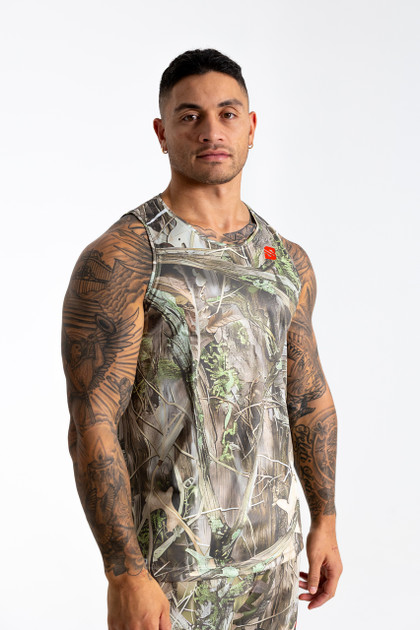 SM - Apex Pro Singlet Woodland Camo