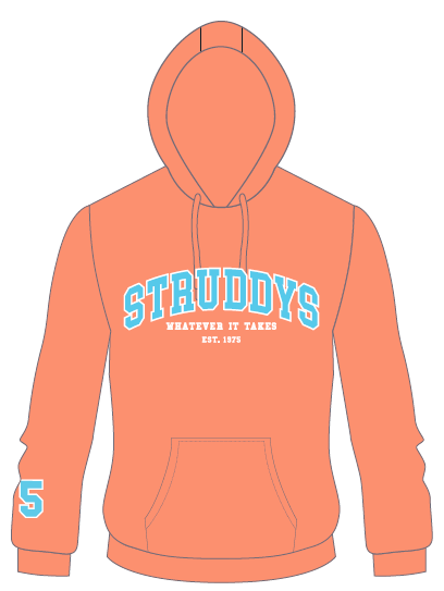 SM - Oversized Hoodie Peach