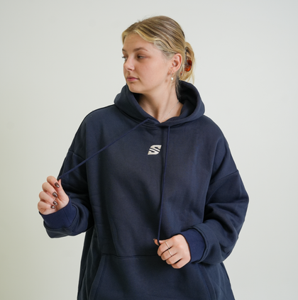 SM - Oversized Hoodie Navy