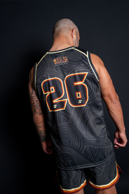 WARRL - Apex Basketball Singlet Black (OS62310L)