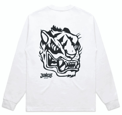 JBG - Heavy Long Sleeve Tee White (OS66464B)