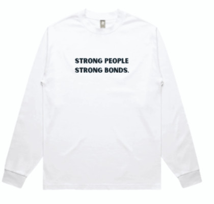 JBG - Heavy Long Sleeve Tee White (OS66464B)