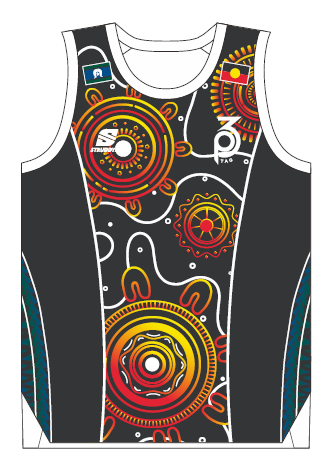 OS-3T-Apex Basketball Singlet Indigenous (OS67552)