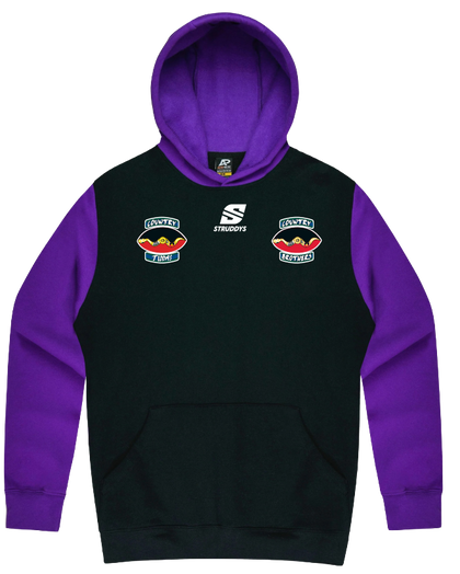 QMCCBT - Monash Hoodie Black/Purple (OS76132F)