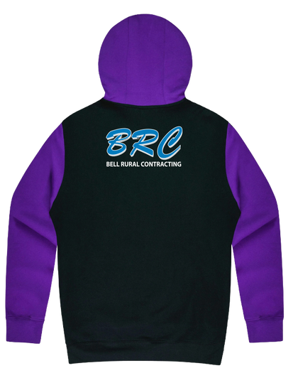 QMCCBT - Monash Hoodie Black/Purple (OS76132F)