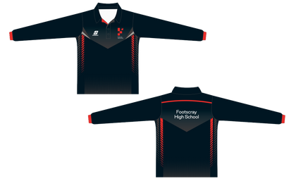 FCHS - Apex Long Sleeve Plus Polo (OS78621B)