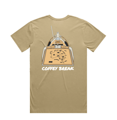 CB - Staple Tee Khaki - Colour Print