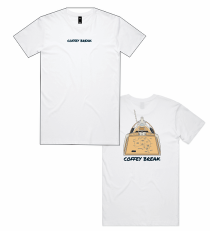 CB - Staple Tee White - Colour Print
