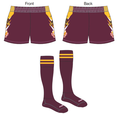 GCSHS - Playing short & sock combo (OS87141E+F)
