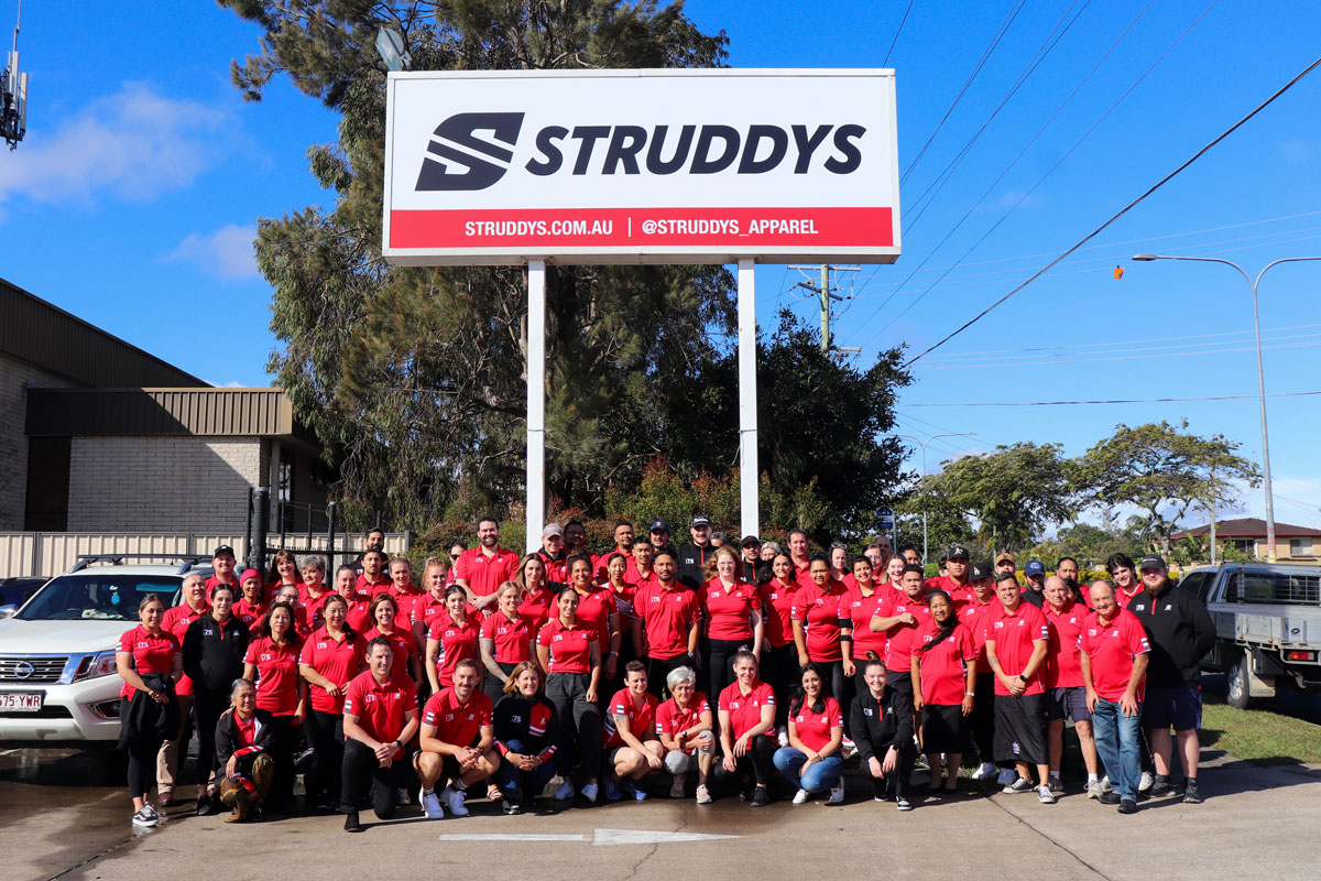 the Struddys head office and manufacturing team