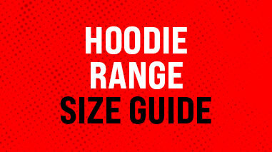 Hoodie range size guide