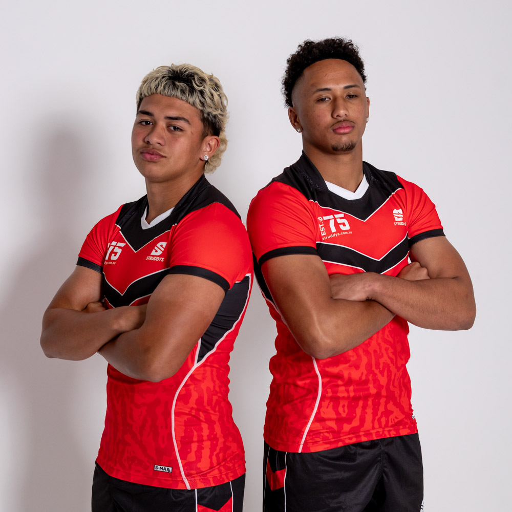 Players wearing Struddys Rugby League jerseys